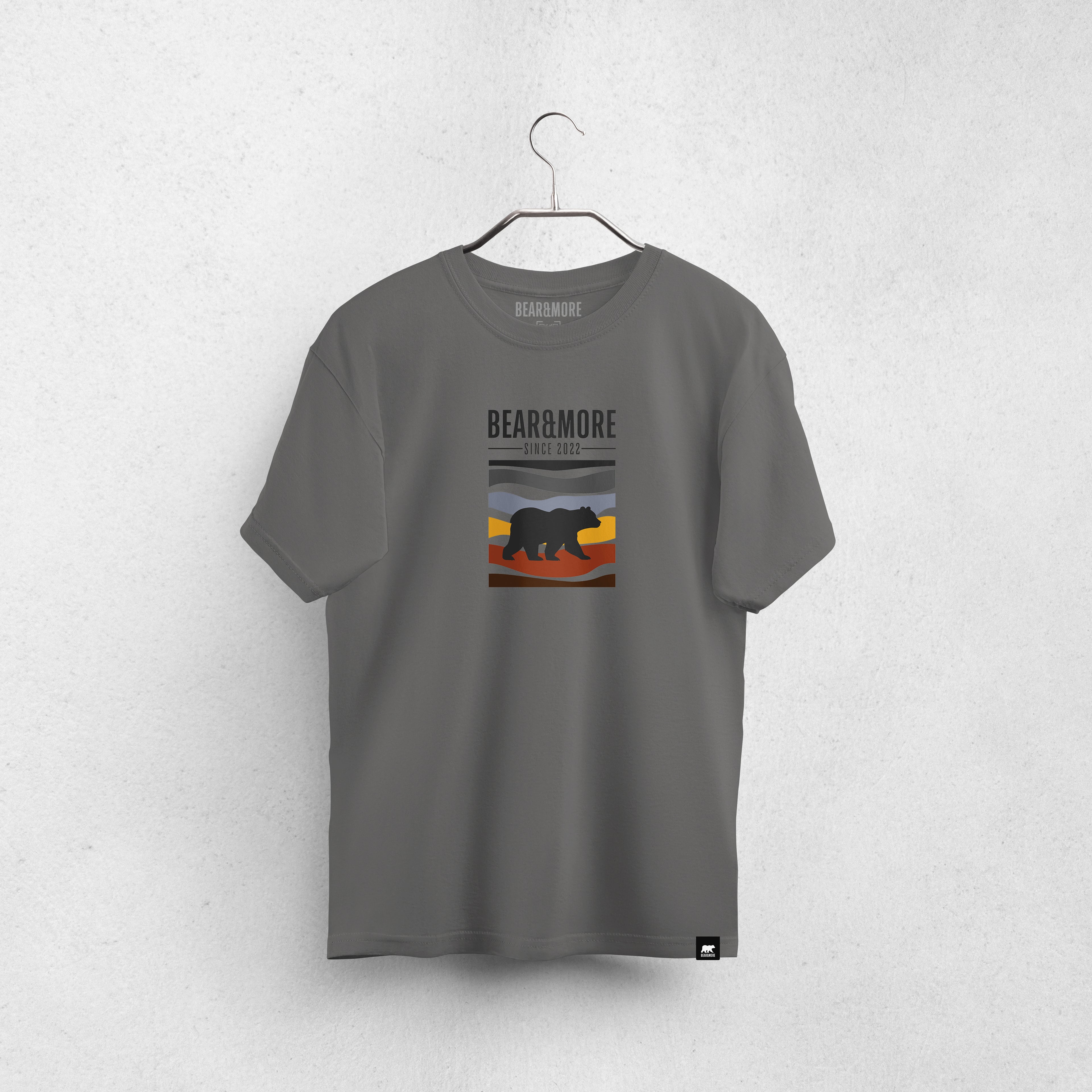 Sabbia Collection Ayılı T-Shirt No4 Gri